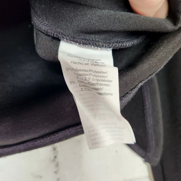 Madewell Texture and Thread Women's Black Long-Sleeved Open Tied Wrap Top Size S - Picture 12 of 12